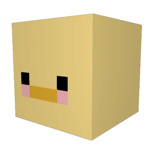 Lil_grace Minecraft avatar head, 3D render