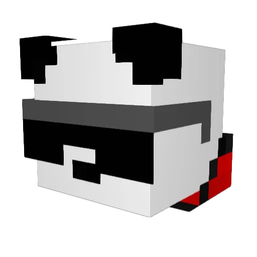 Lil_hec Minecraft avatar head, 3D render