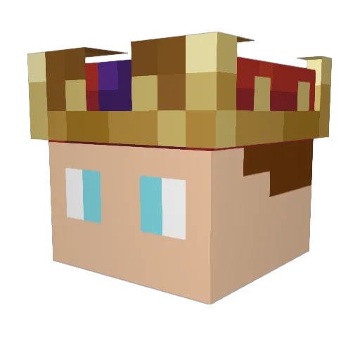 Lil_mexican_man Minecraft avatar head, 3D render