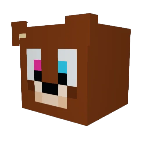 Lil_vibraator Minecraft avatar head, 3D render