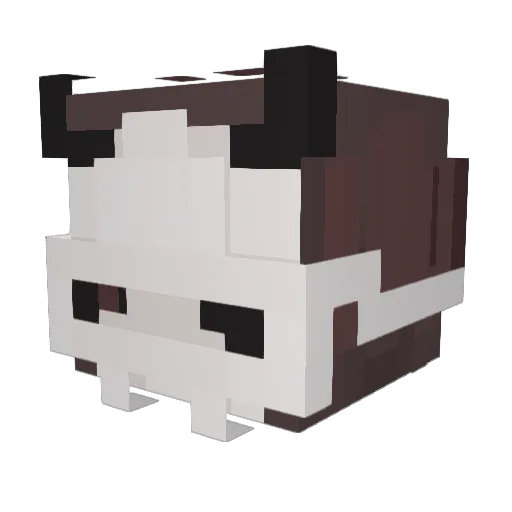 LilacLilyDragon Minecraft avatar head, 3D render