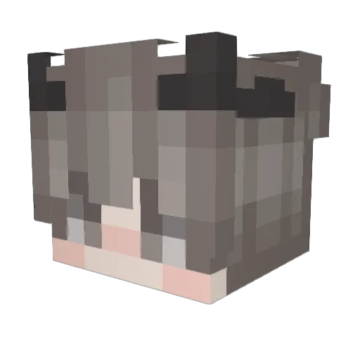 LilacMantis Minecraft avatar head, 3D render