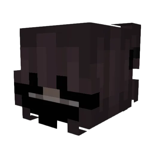 Lilacery Minecraft avatar head, 3D render
