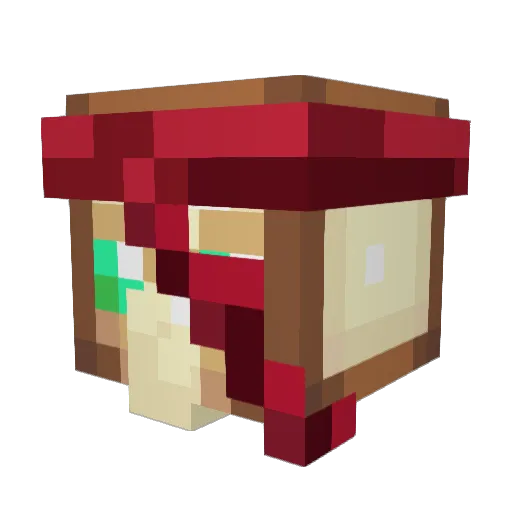 Lilam80 Minecraft avatar head, 3D render