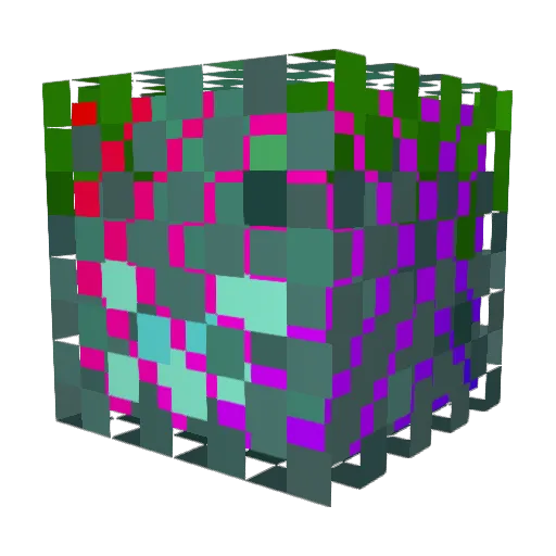 Lilbabii07 Minecraft avatar head, 3D render