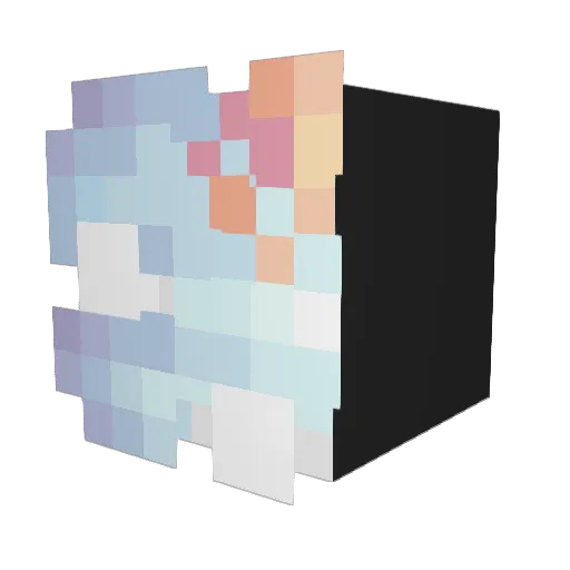 Lilbit31 Minecraft avatar head, 3D render