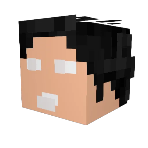 LildavidZ1 Minecraft avatar head, 3D render