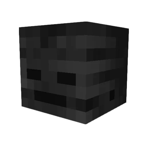 Lilfera Minecraft avatar head, 3D render