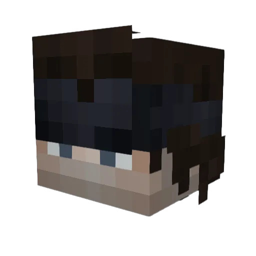 Lilhaz99 Minecraft avatar head, 3D render