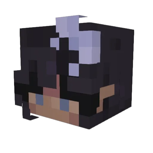 LilianaTinez Minecraft avatar head, 3D render