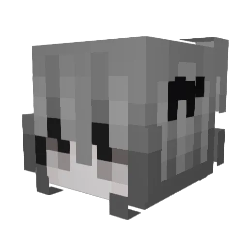 LiliancA Minecraft avatar head, 3D render