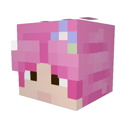 LilithElder Minecraft avatar head, 3D render