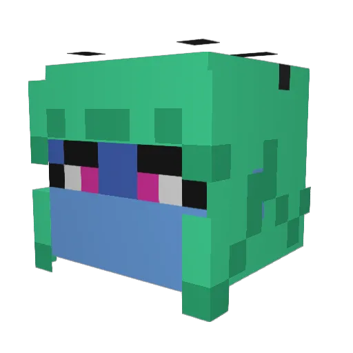 LilithNaNBweh Minecraft avatar head, 3D render