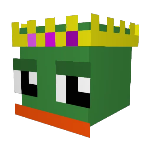 LilithPL Minecraft avatar head, 3D render