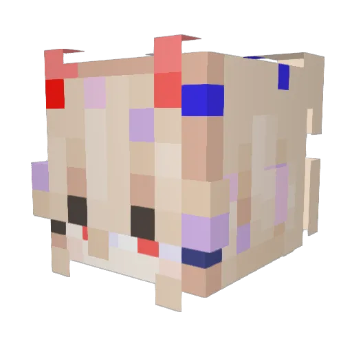 LilithTheOwl Minecraft avatar head, 3D render