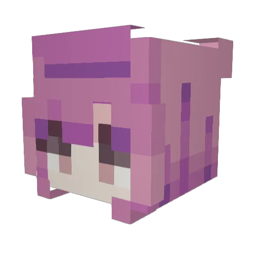 Lilith_Rudra Minecraft avatar head, 3D render