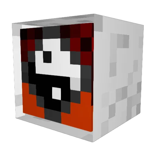 LilitheFox Minecraft avatar head, 3D render