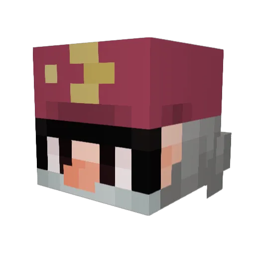 Lilja170 Minecraft avatar head, 3D render