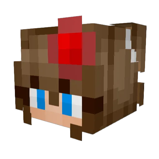 Lilje1234 Minecraft avatar head, 3D render