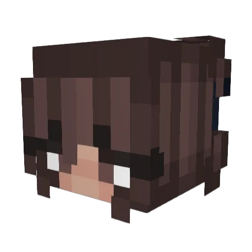 LiljePigen07 Minecraft avatar head, 3D render