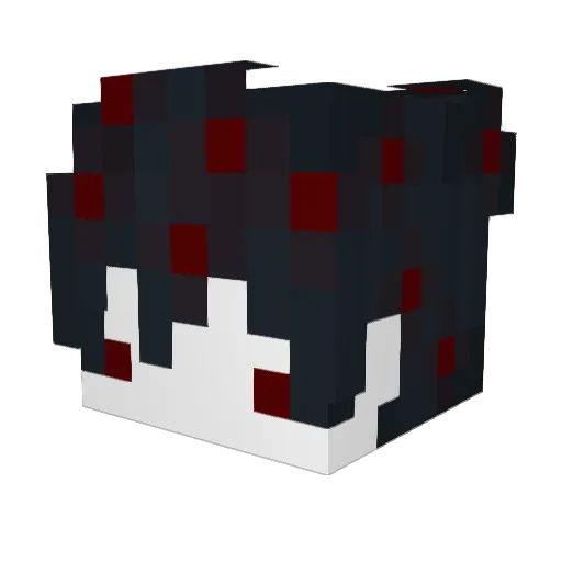 LillaRJ1234 Minecraft avatar head, 3D render