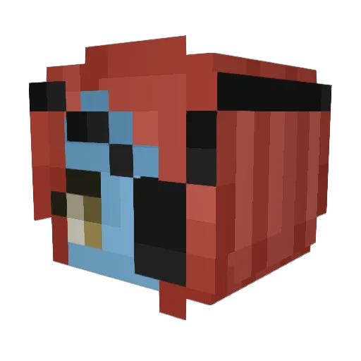 LillaSnigeln Minecraft avatar head, 3D render
