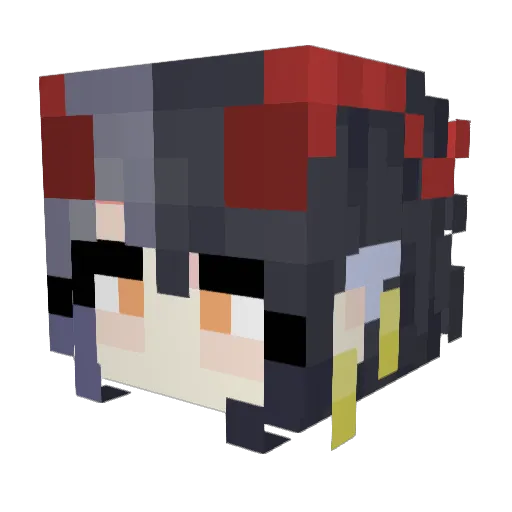 Lilla_Starna Minecraft avatar head, 3D render