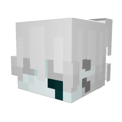 LillardC Minecraft avatar head, 3D render