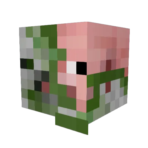 Lillbro55 Minecraft avatar head, 3D render