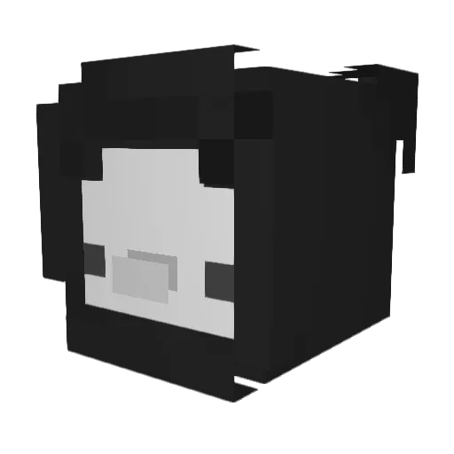 Lillers16 Minecraft avatar head, 3D render