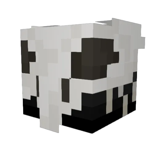 Lilli0812 Minecraft avatar head, 3D render