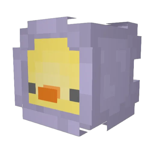 Lilli3s Minecraft avatar head, 3D render