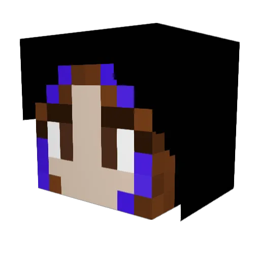LilliTheChilli Minecraft avatar head, 3D render
