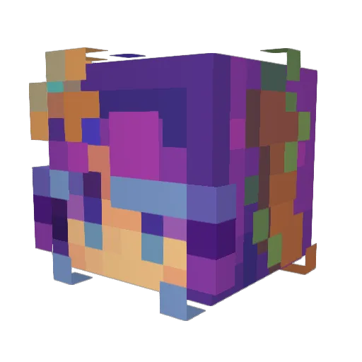 LilliaDeer Minecraft avatar head, 3D render