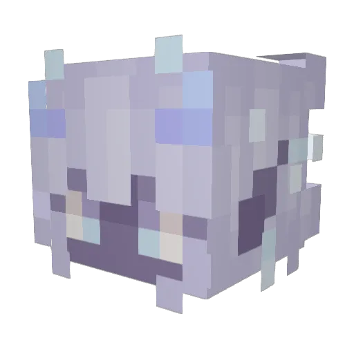 LilliaIsBae Minecraft avatar head, 3D render