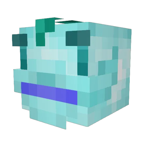 Lillian_kor Minecraft avatar head, 3D render