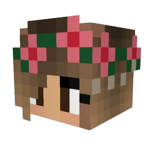 LillieMay Minecraft avatar head, 3D render