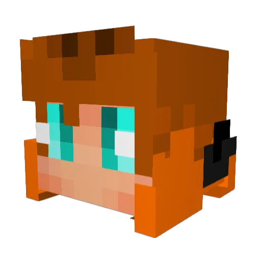 LillithmybeanX3 Minecraft avatar head, 3D render
