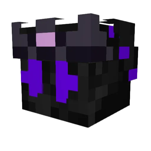 Lillkryparn Minecraft avatar head, 3D render