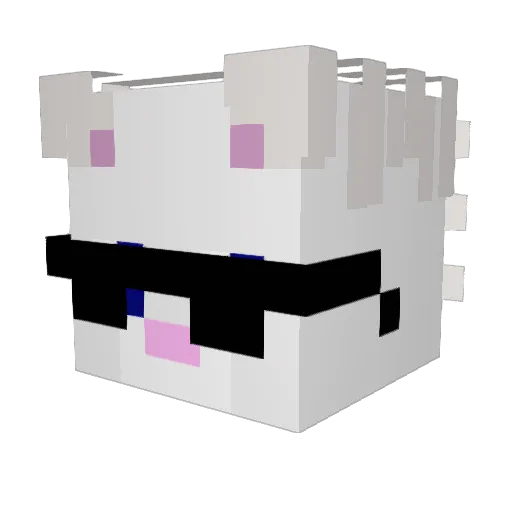 Lillyyy1309 Minecraft avatar head, 3D render