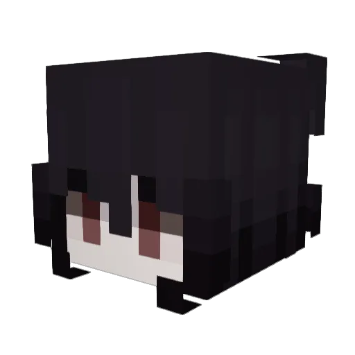 Lilmoose68 Minecraft avatar head, 3D render