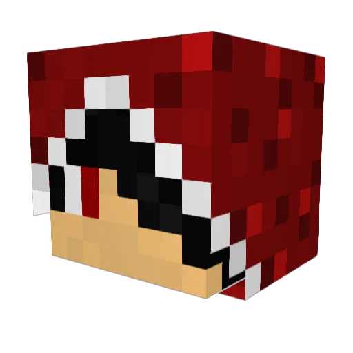 LiloyZ Minecraft avatar head, 3D render