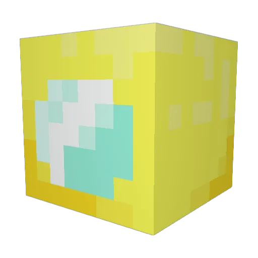 Lilpeach3s Minecraft avatar head, 3D render