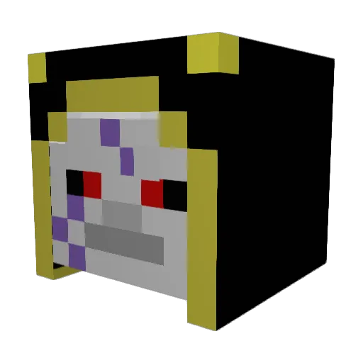 Lily003 Minecraft avatar head, 3D render