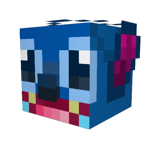 Lily232608 Minecraft avatar head, 3D render