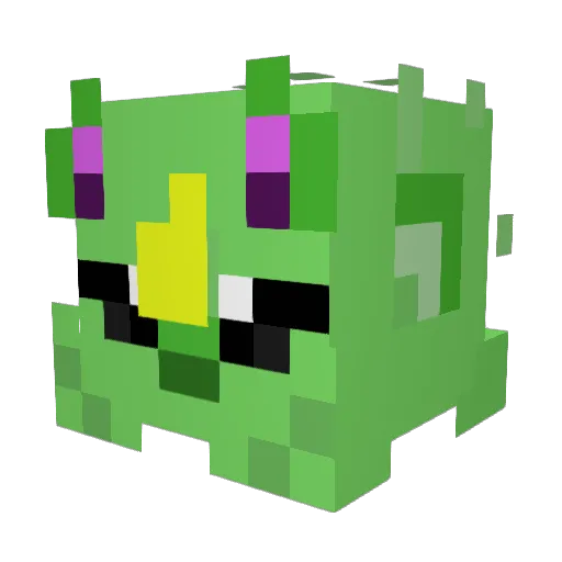 LilyFrog05 Minecraft avatar head, 3D render