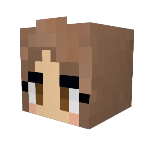 LilyGirl30 Minecraft avatar head, 3D render