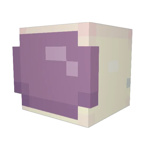 LilyHippo Minecraft avatar head, 3D render