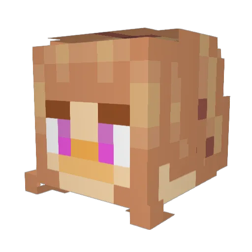LilyInTheValley_ Minecraft avatar head, 3D render