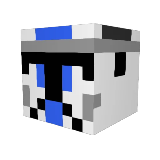 LilyLincoln Minecraft avatar head, 3D render